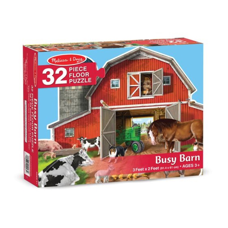 Busy Barn Floor Puzzle – 32 Pieces