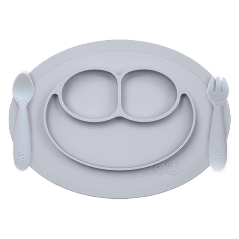 Ezpz Mini Feeding Set (Pewter)