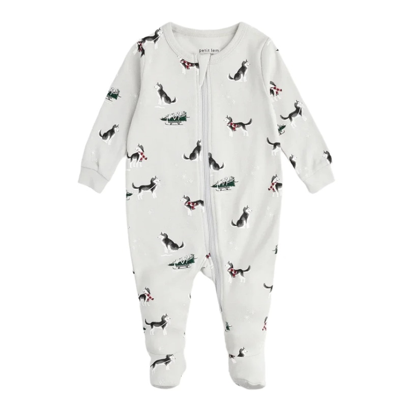 Petit Lem 51P02 Sleeper (Holiday Huskies)