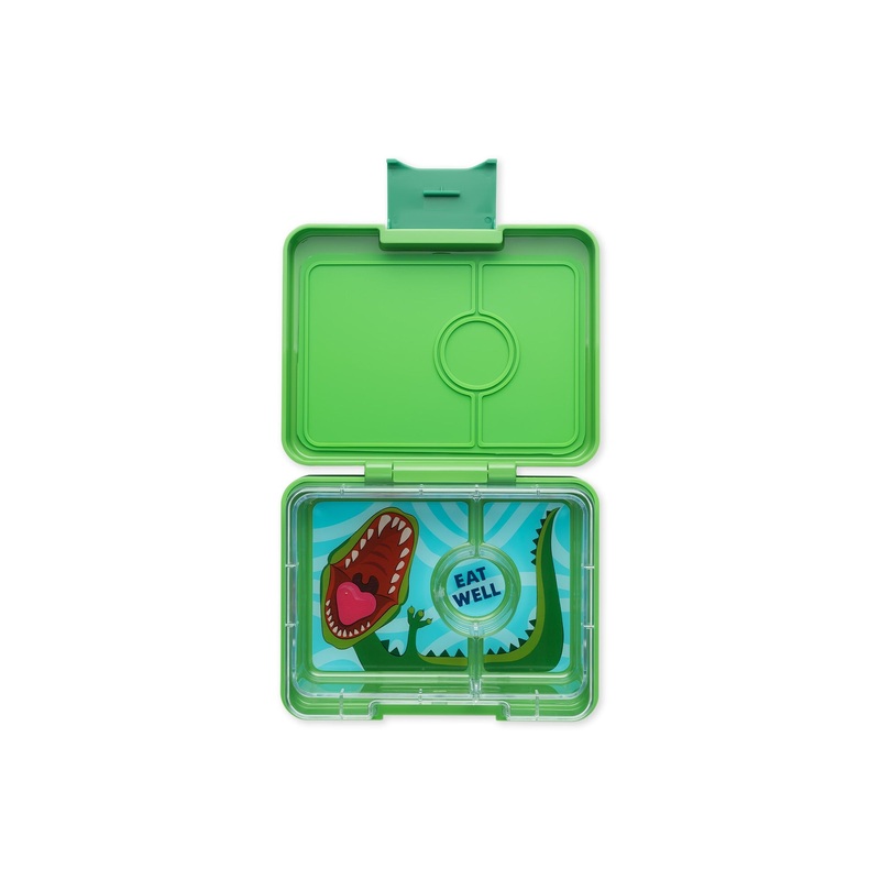 Yumbox Snack Jurassic Green Dinosaur