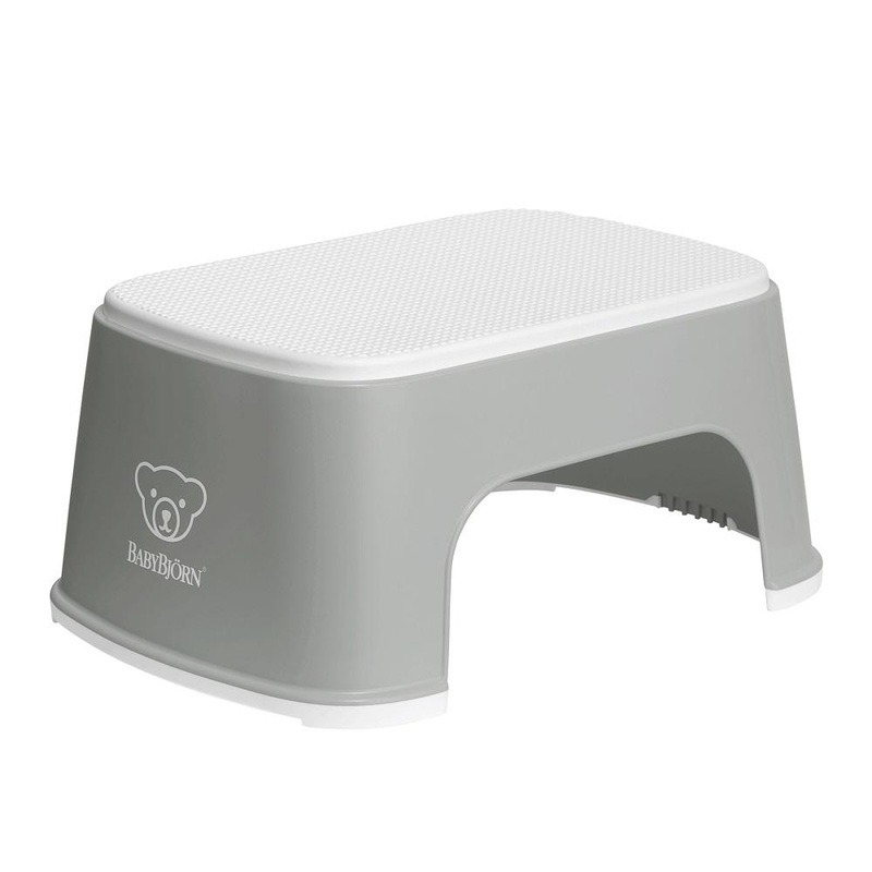Baby Bjorn Step Stool (Grey/White)