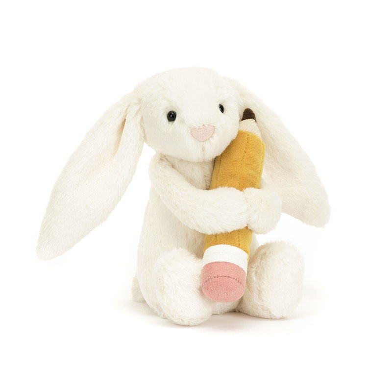 Bashful Bunny with Pencil – 7 Inch by Jellycat