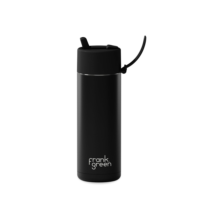 frank green 595ml Reusable Bottle Flip Lid Midnight