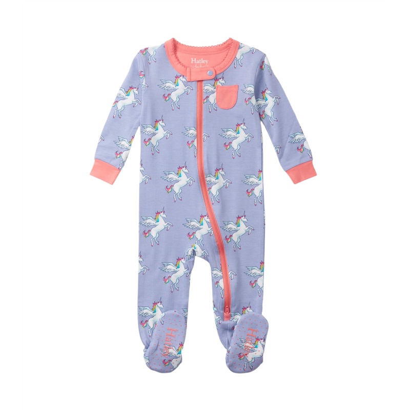 Hatley Footed Coverall (Rainbow Pegasus)