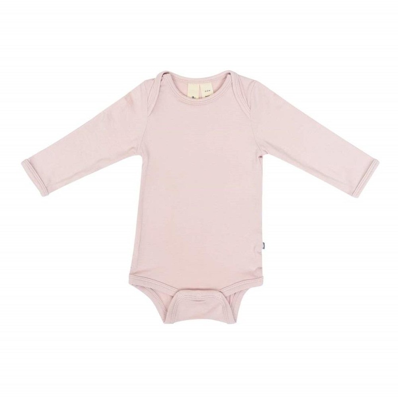 Kyte Baby Long Sleeve Bodysuit (Blush)