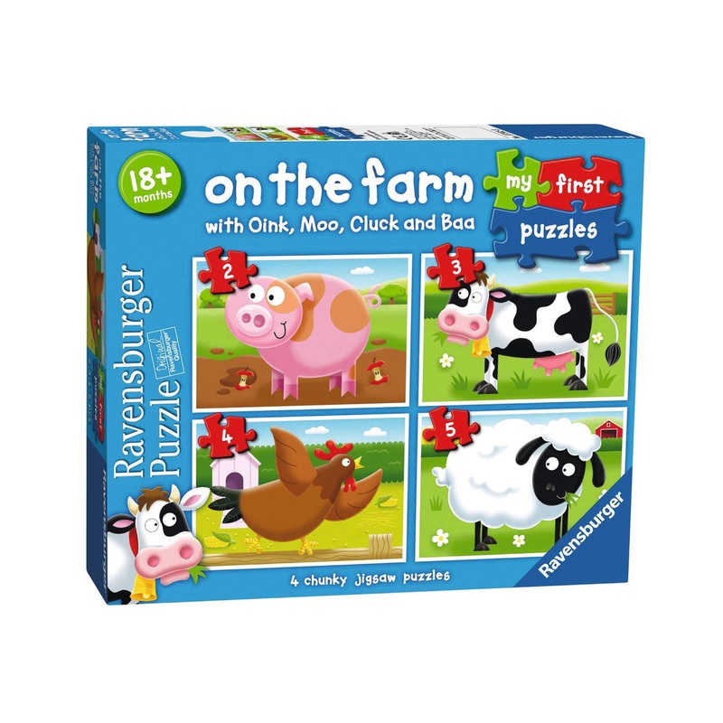 Ravensburger On the Farm My First Puzzle 2 3 4 5pc