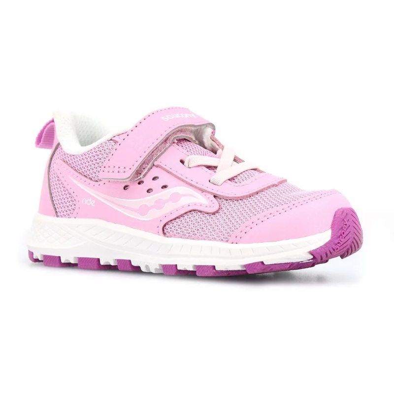 Saucony Kid’s Ride 10 Jr. Sneaker (Pink)