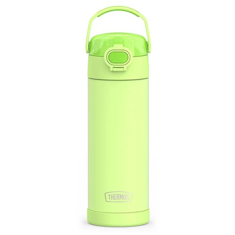 Thermos FUNtainer Stainless Steel Water Bottle with Spout 16oz (Neon Lime)