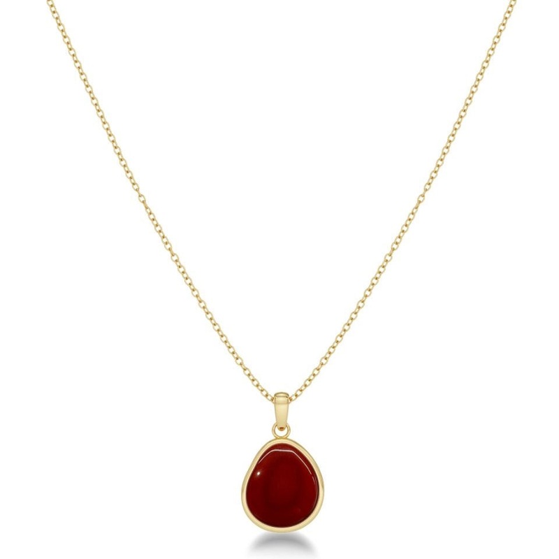 Edblad Agatha Necklace Red Gold