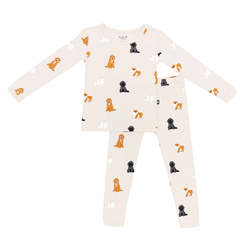 Kyte Baby Long Sleeve Pajamas (Fluffy Dog)