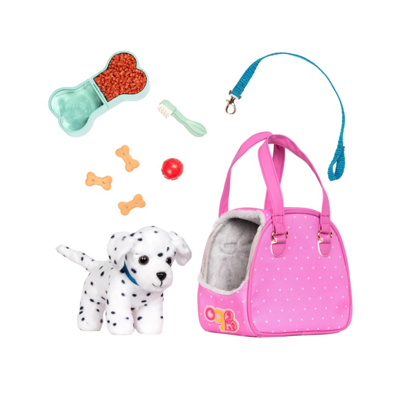 Our Generation 6 Inch Dalmatian Pup with Bag and Accessories