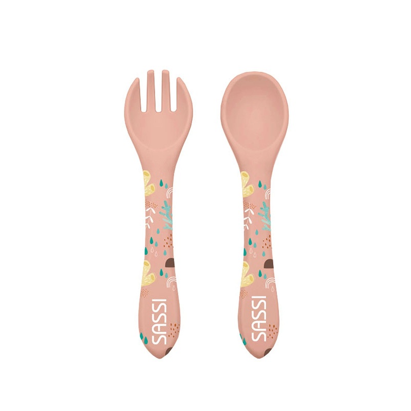 Sassi Silicone Cutlery Set Slurpy The Octopus