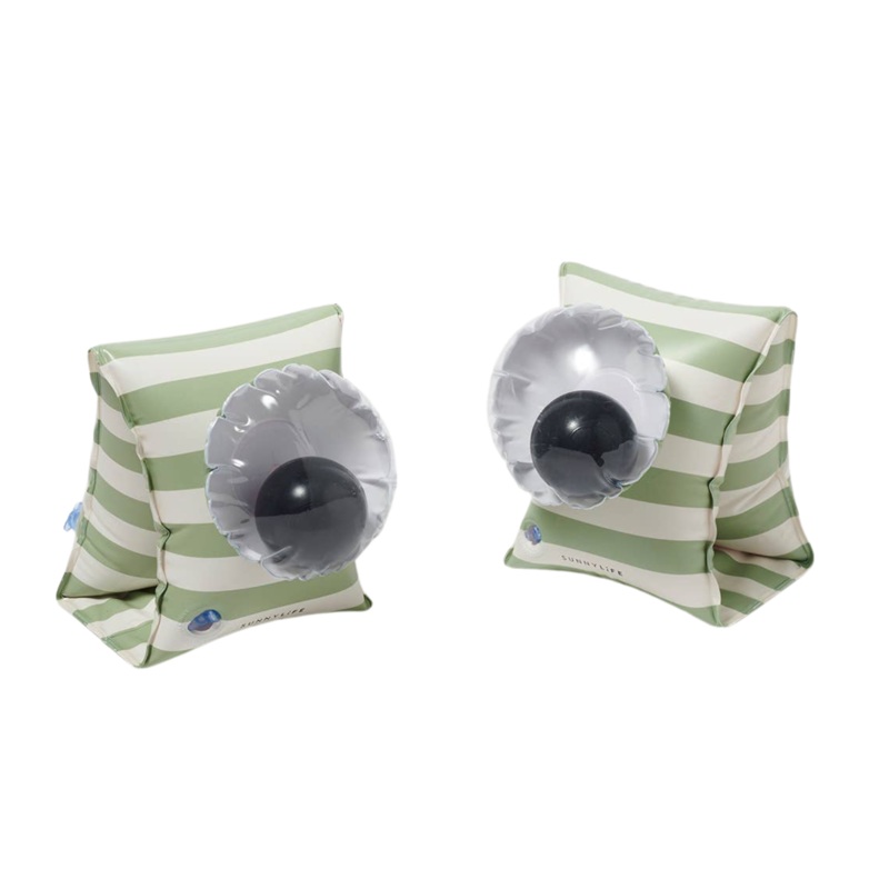 Buddy Float Bands Shark Tribe – Khaki by Sunnylife