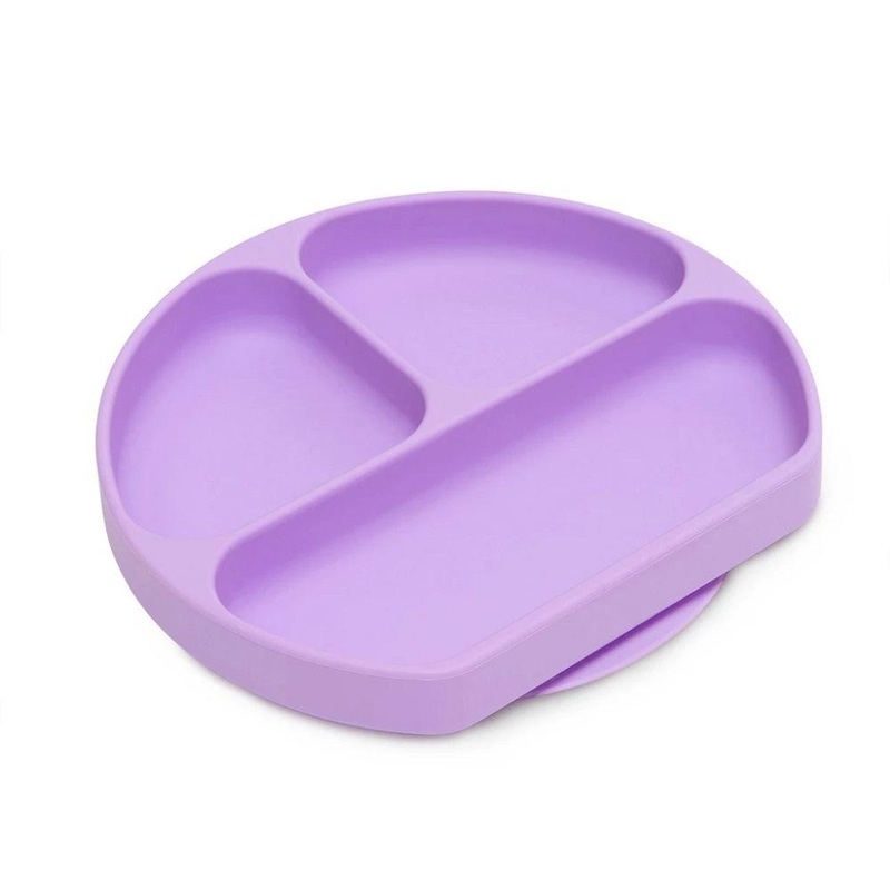 Bumkins Silicone Grip Dish (Lavender)