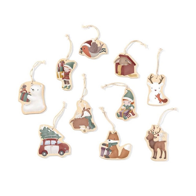 Christmas Hanging Ornaments, Wooden