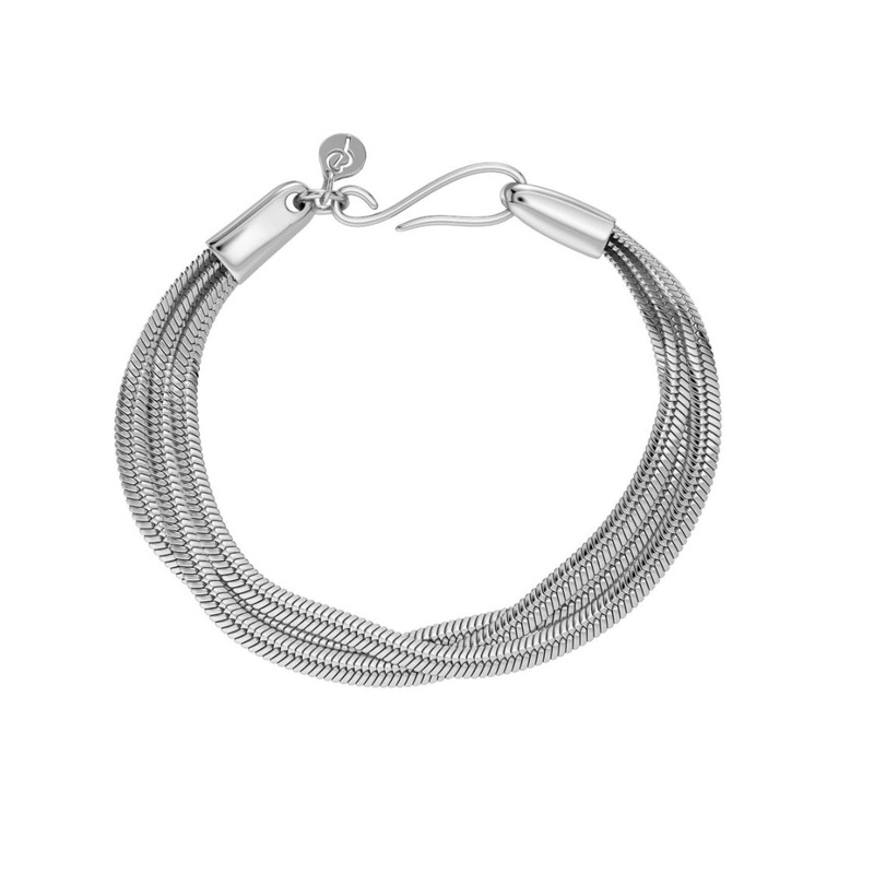 Edblad Herringbone Triple Bracelet Steel L