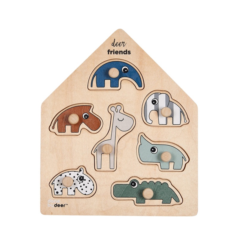 Peg Puzzle – Deer Friends