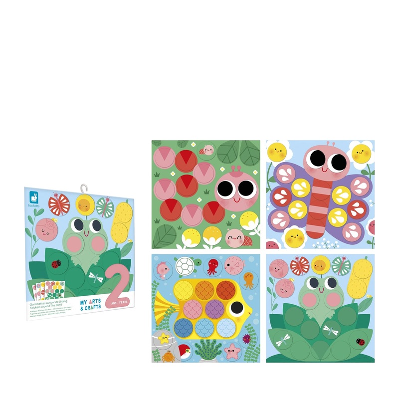 Repositionable Thick Stickers and Scenes – The Pond