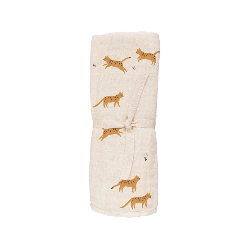 Savannah Print Muslin Swaddle Blanket