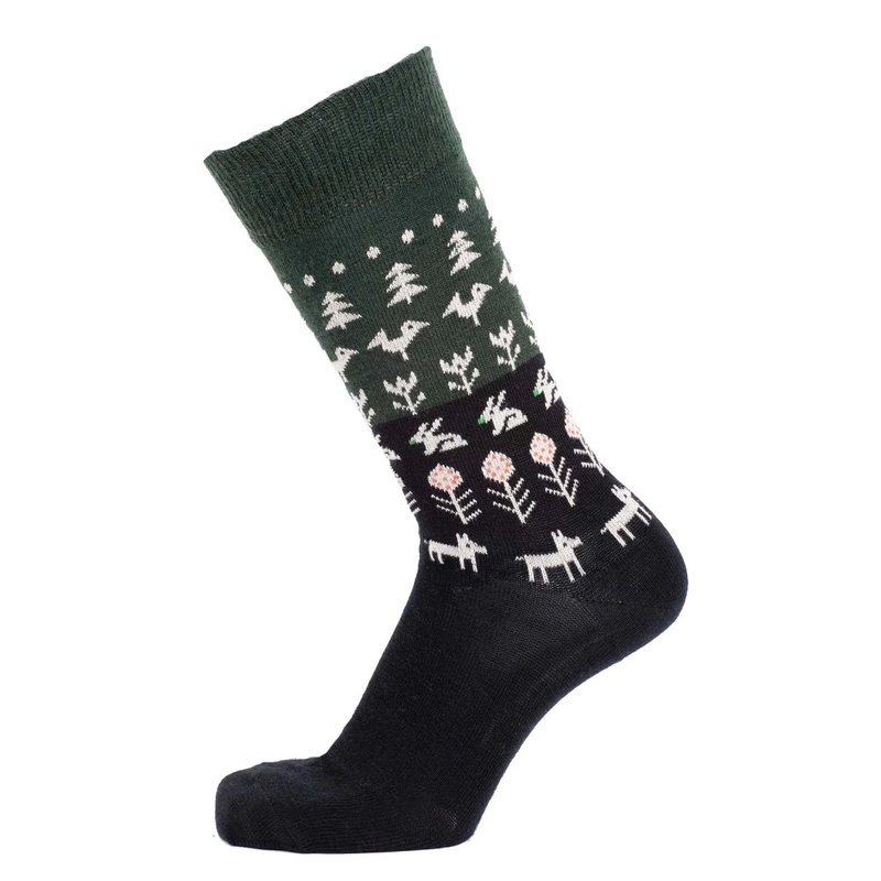 Bengt & Lotta Nature Wool Socks Black 40-45