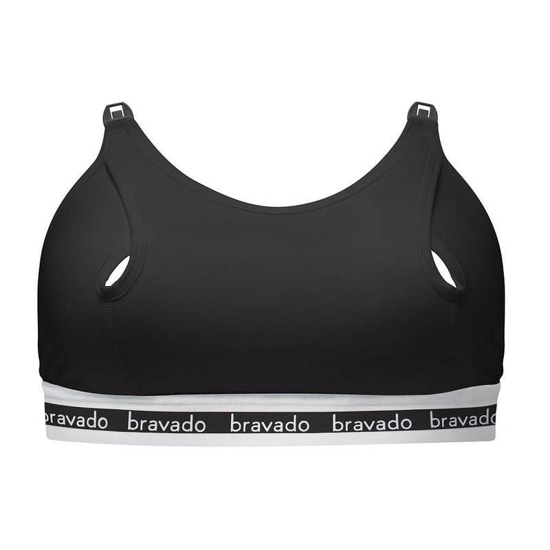 Bravado Clip & Pump Hands-Free Nursing Bra Accessory 2.0 (Black)- CLEARANCE