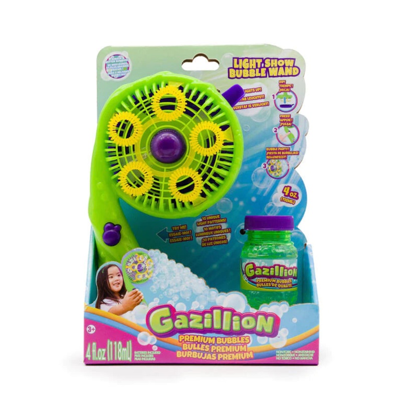 Gazillion Light Show Bubble Wand