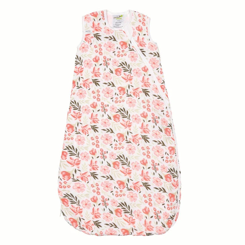 Perlimpinpin Cotton Muslin Sleep Bag 0.7 TOG (Flowers by Rachel Lyon)