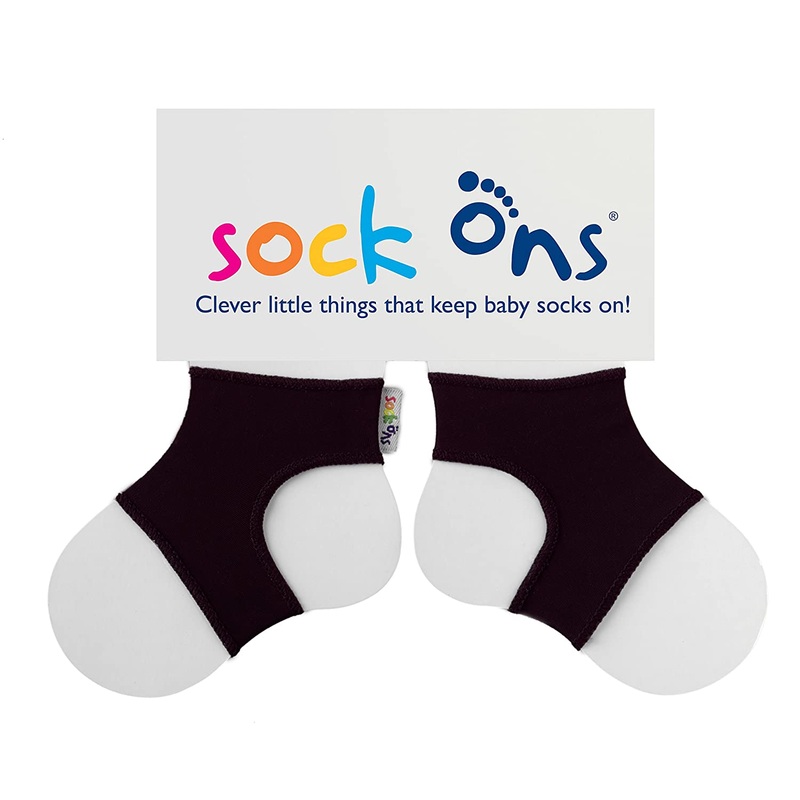 Sock Ons Brights|BLACK|L (6-12M)|S (0-6M)