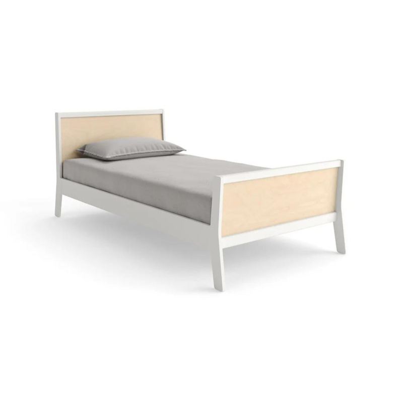 Sparrow Twin Bed – Birch / White by Oeuf