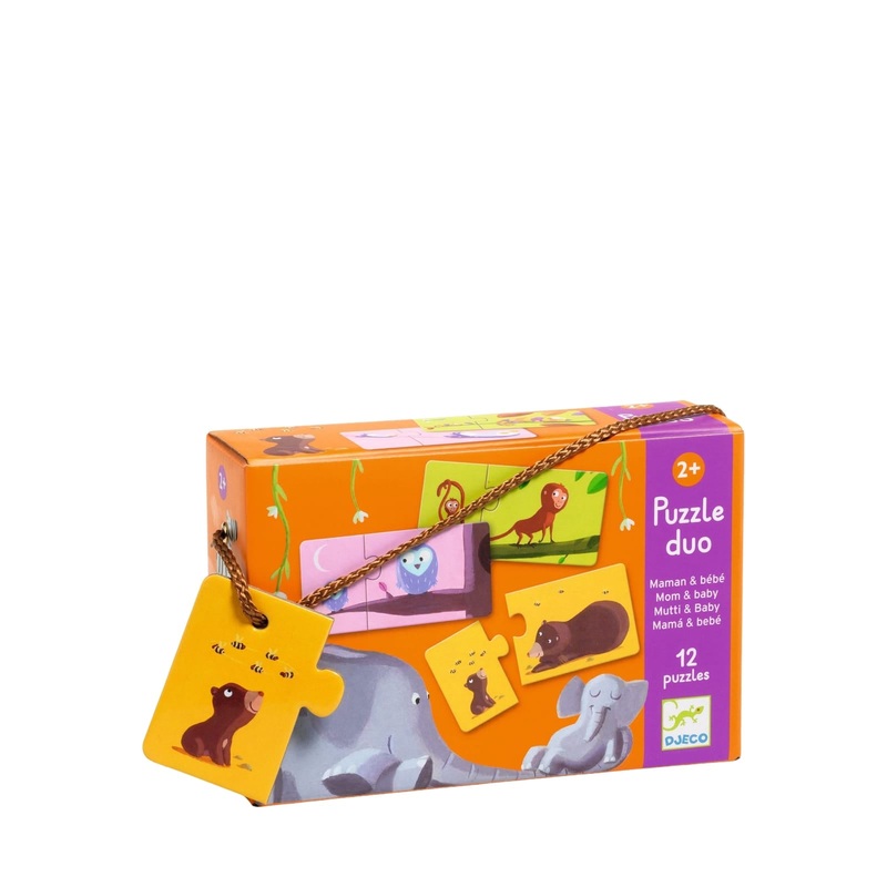 12 Duo Puzzles – Mom and Baby