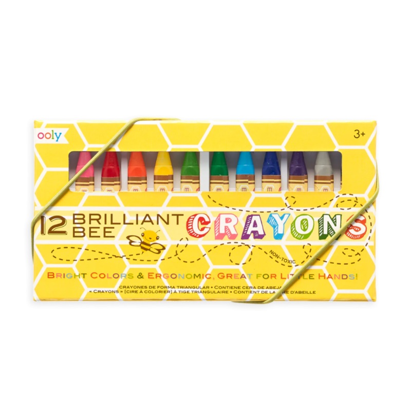 Brilliant Bee Crayons – Set of 12 by OOLY