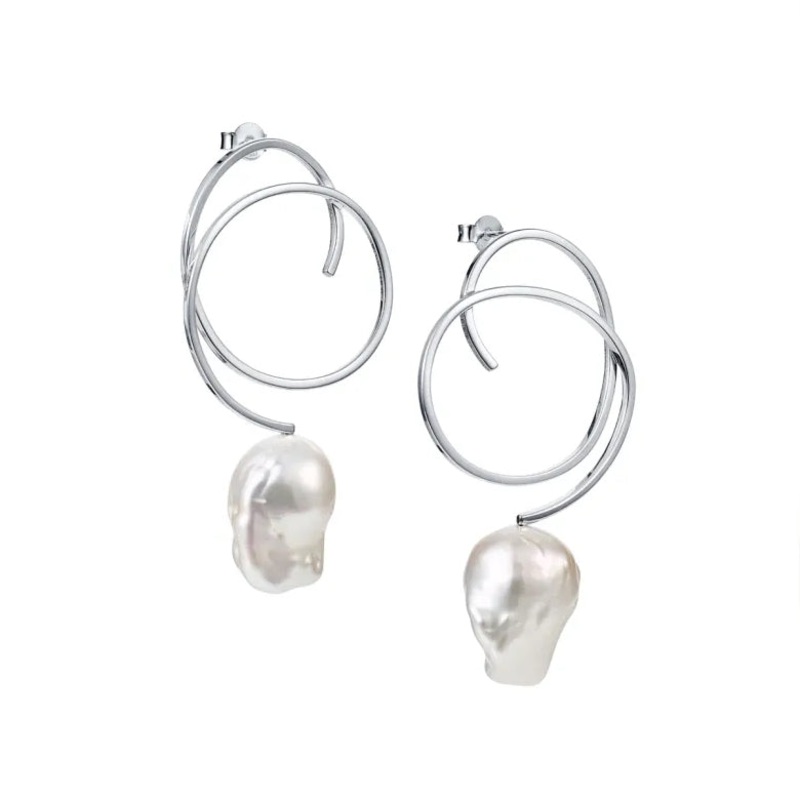 Efva Attling Curly Pearly Earrings