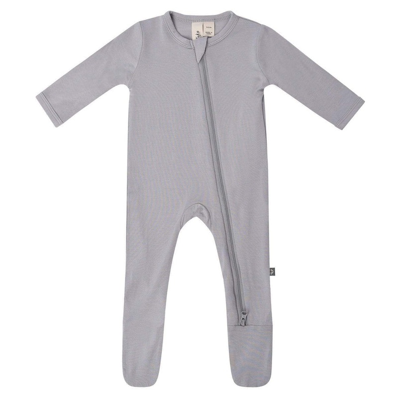 Kyte Baby Zippered Footie (Storm)