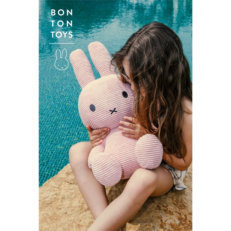 Miffy Sitting Corduroy Pink 50cm