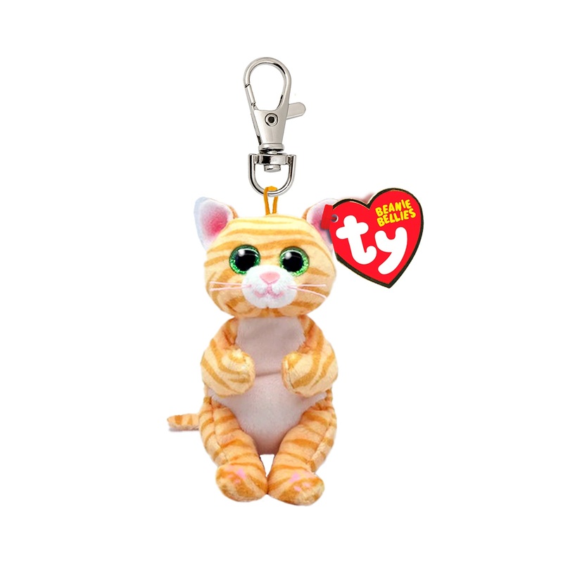 TY Beanie Bellies Mango Gold Cat Clip