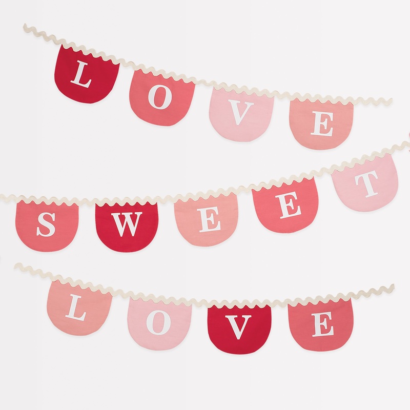 Valentine’s Fabric Garland
