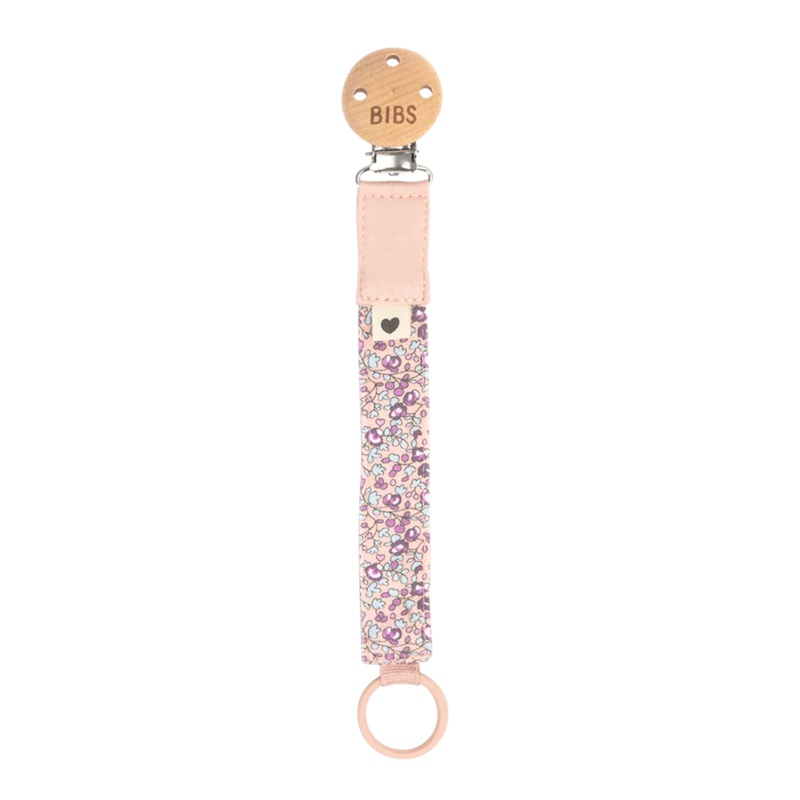 BIBS Paci Clip X Liberty (Eloise Blush)