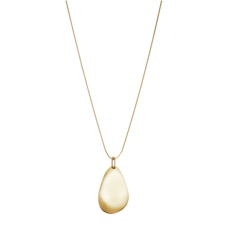 Efva Attling Little Rose Petal Pendant Necklace Gold