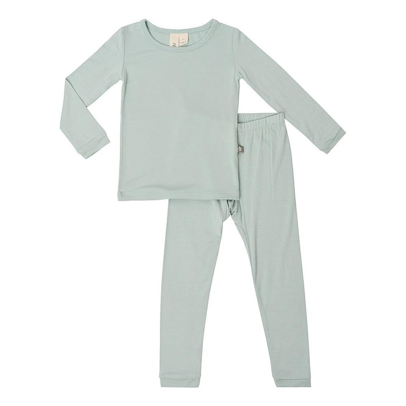 Kyte Baby Long Sleeve Toddler Pajama Set (Sage)