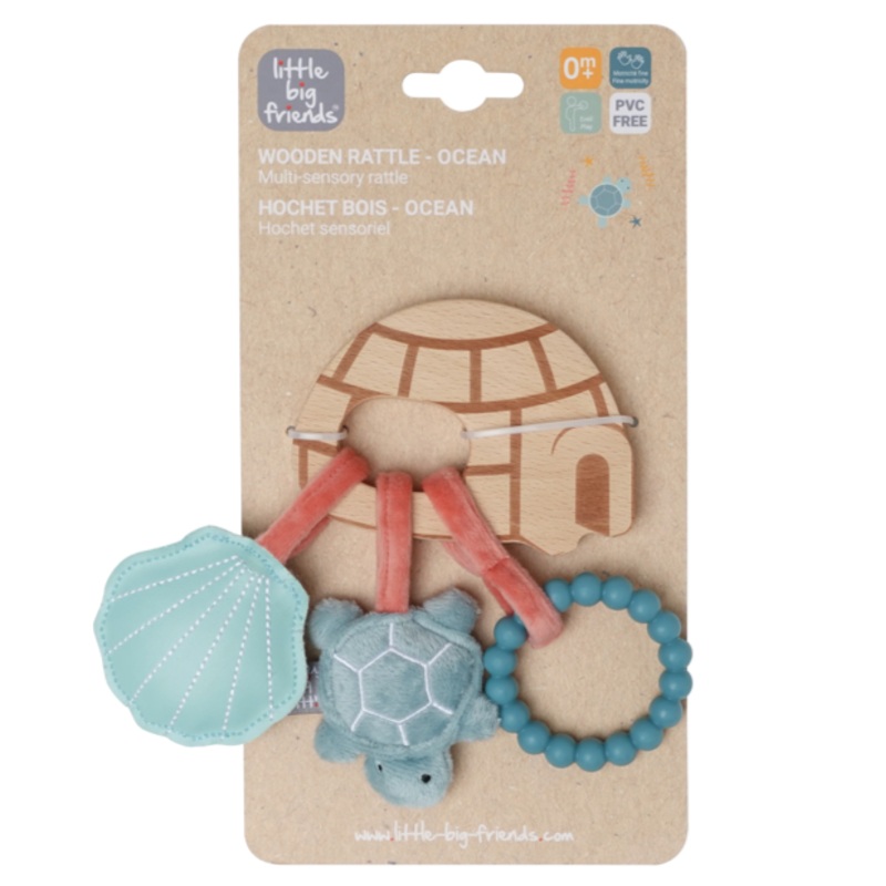 Ocean Wooden Rattle