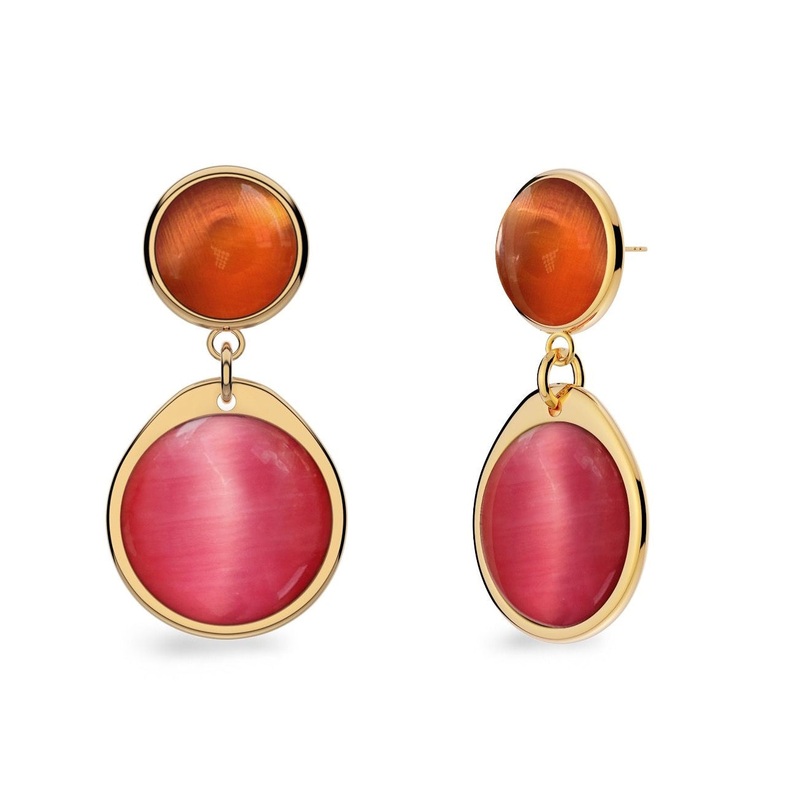 Edblad Summit Earrings L Pink Gold