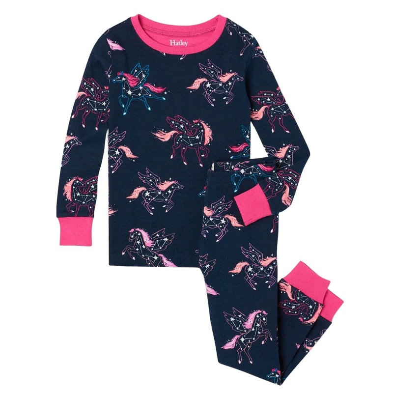 Hatley Raglan Pajama Set (Pegasus Constellations)