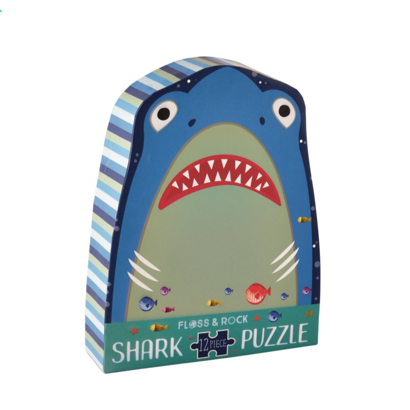 Shark Jigsaw Puzzle -12 Pieces by Floss & Rock