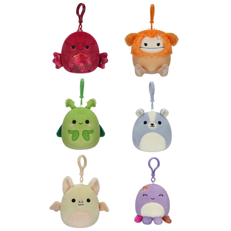 Squishmallows 3.5 Inch Clip Ons – Assorted