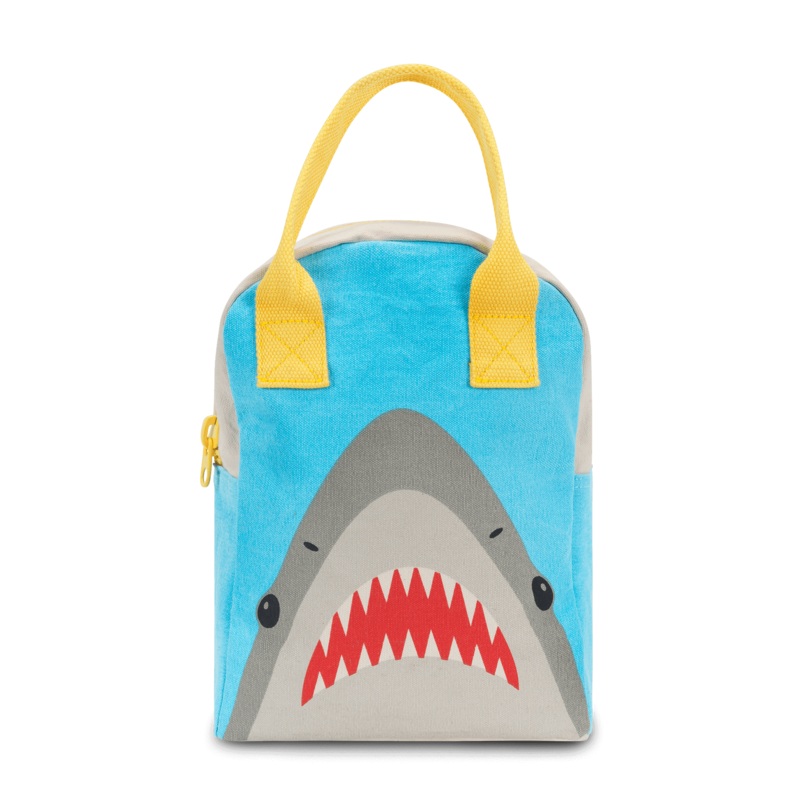 Zipper Lunch Bag – Sharks by Fluf