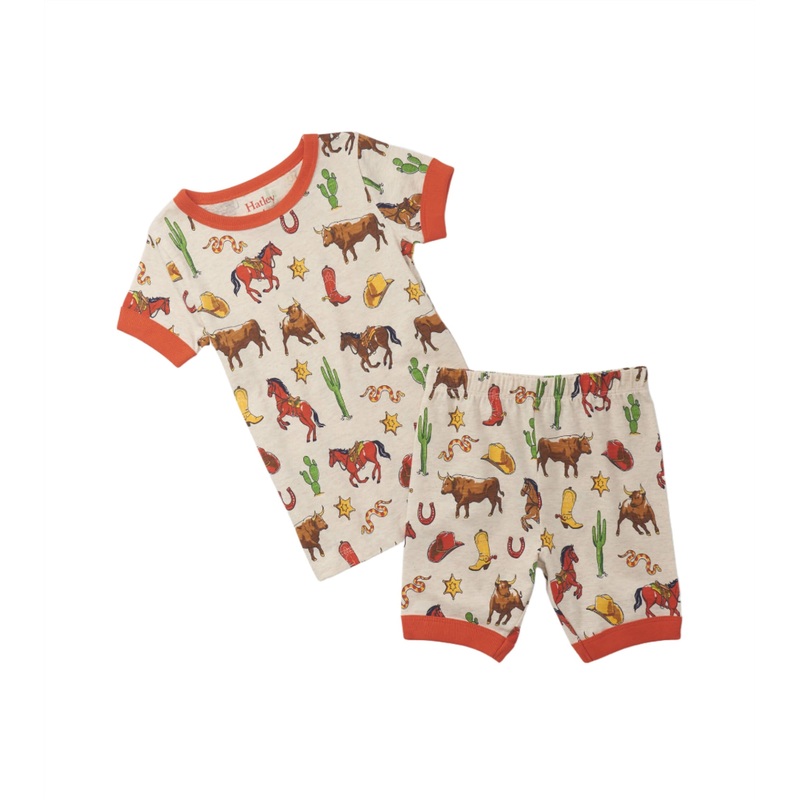 Hatley Short PJ Set (Vintage Rodeo)