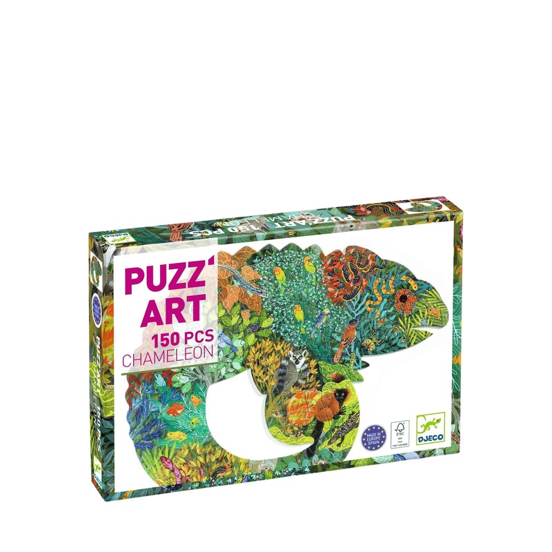 150 Piece Puzzle Art – Chameleon