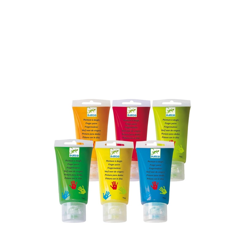 6 Finger Paints Tubes – Classic