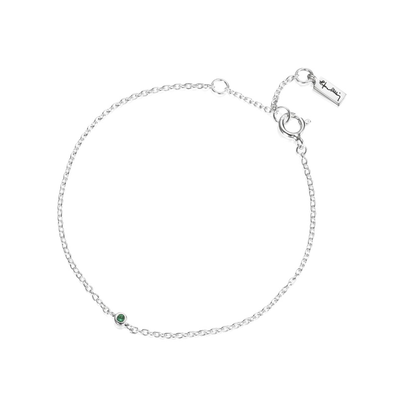 Efva Attling Micro Blink Bracelet  Emerald