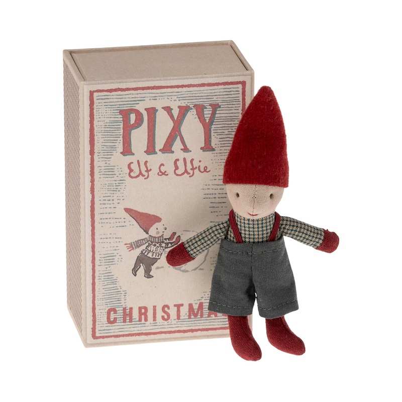 Maileg Pixy Elf in Matchbox